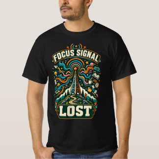 Camiseta Retro Radio Sinal de Foco Perdido