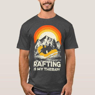 Camiseta Retro Rafting é minha herapia Whitewater