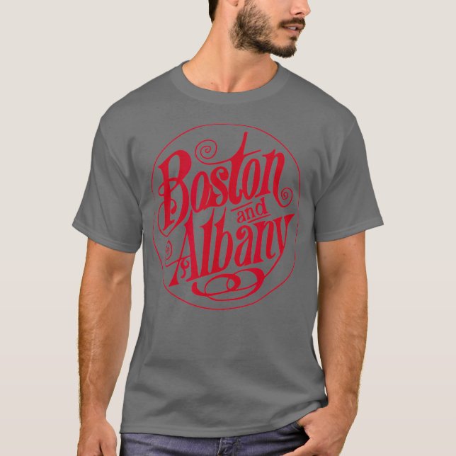 Camiseta Retro Railroad Boston and Albany Railway (Frente)