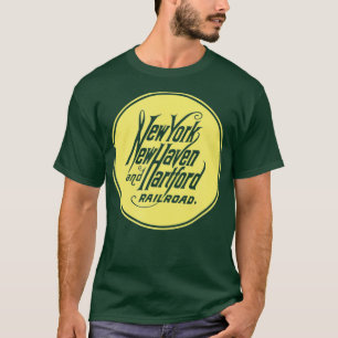 Camiseta Retro Railroad New York New Haven e Hartford