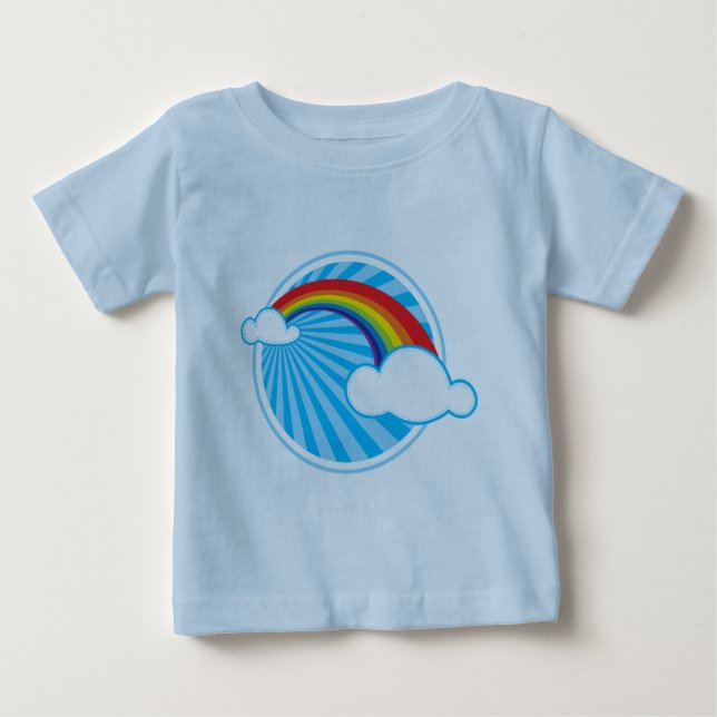 CAMISETA RETRO RAINBOW (Frente)