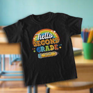 Camiseta Retro Rainbow Alô, 2º ano