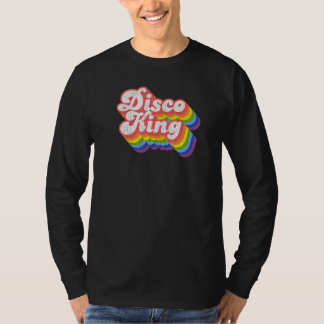 Camiseta Retro Rainbow Disco King 70s