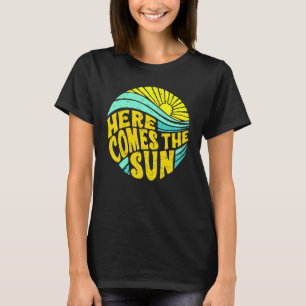 Camiseta Retro Rainbow Sunrise Vem O Sol Hippie Gi