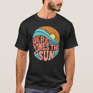 Camiseta Retro Rainbow Sunrise Vem O Sol Hippie Gi