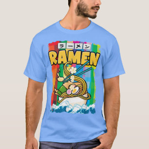 Camiseta Retro Ramen Style Vintage Anime Gift Girl Japonês