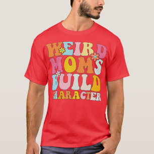 Camiseta retro ranhura estranha mães constrói personagem 20