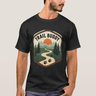 Camiseta Retro Rastreamento de Gráfico de Patches Natureza 