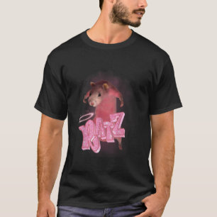 Camiseta Retro Ratz - Meme do Rato Rosa Engraçado, Dito Div