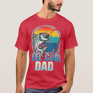 Camiseta Retro Reel Legal Pai de pesca Pai Vintage Pais