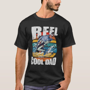Camiseta Retro Reel Legal Pai de pesca Pai Vintage Pais