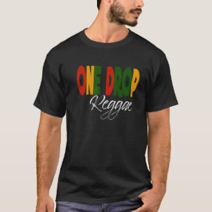 Camiseta Retro Reggae Música One Drop Jamaica Roots & Cultu
