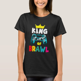 Camiseta Retro Rei da Briga Gamer Jogos Lutador Briga Engra