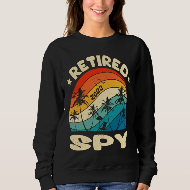 Camiseta Retro Retired Spy Vintage Retirement Worked (Frente)
