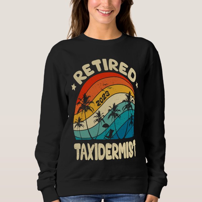 Camiseta Retro Retired Taxidermist Vintage Retirement Worke (Frente)
