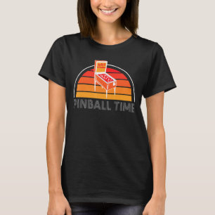 Camiseta Retro Retro Pinball Time Pinball Player