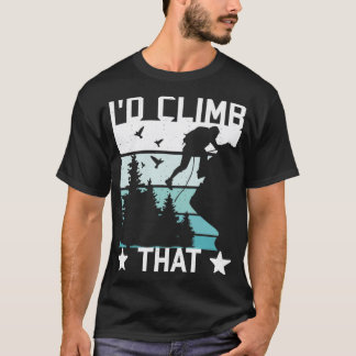 Camiseta Retro Rock Escalando Id Sobe Aquela Vintage Boulde