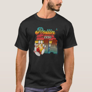 Camiseta Retro Rollin Em 14 Boliches, Boliche De Aniversári