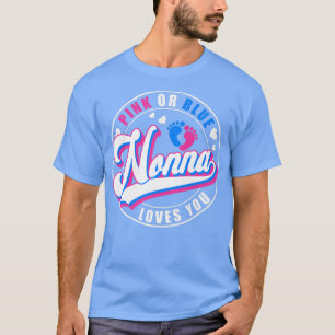 Camiseta Retro Rosa Ou Azul Nona Te Ama Querido Gênero Rev
