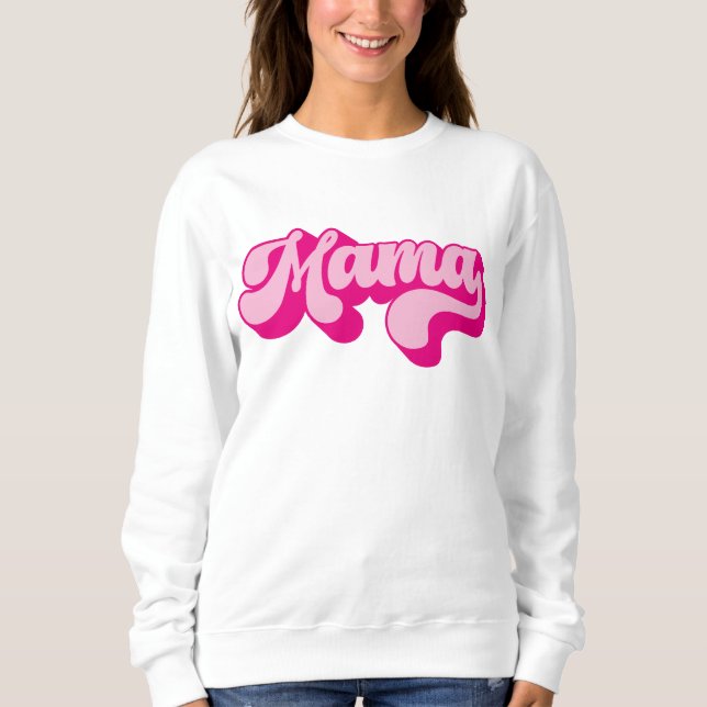 Camiseta Retro Royal Purple Mama (Frente)