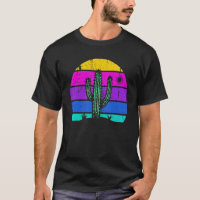Retro Saguaro Cactus Cactus Sunset Opuntia Cactace