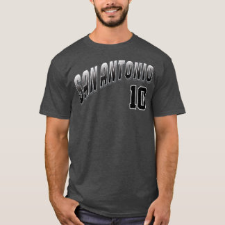 Camiseta Retro San Antonio Número 10 1