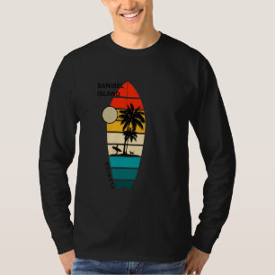 Camiseta Retro Sanibel Island Beach Florida Surfboarders Su