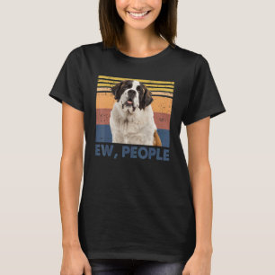 Camiseta Retro Santo Bernard Ew Santo Pessoas Bernard Loves