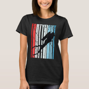 Camiseta Retro Scuba Diving 48.º Aniversário do Mergulhador