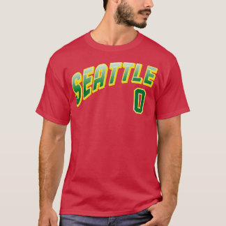 Camiseta Retro Seattle Número 0 1