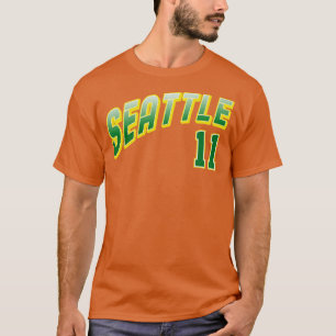Camiseta Retro Seattle Número 11 1