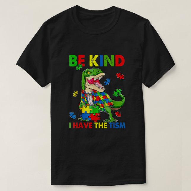 Camiseta Retro Seja Eu Tenho A Consciência Do Autismo Do Ti (Frente do Design)