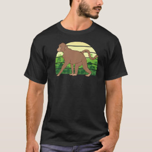 Camiseta Retro Selva Selvagem Selvagem Selvagem Chimpanzé M