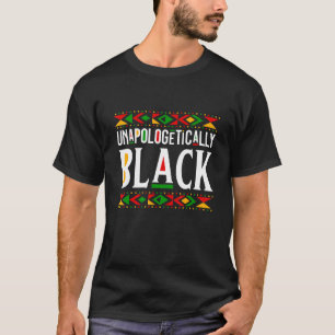 Camiseta Retrô sem Desculpas História Negra Afro-Americana