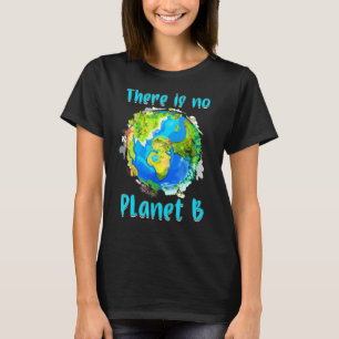 Camiseta Retrô Sem Planeta Alterações Climáticas Terra B Sa