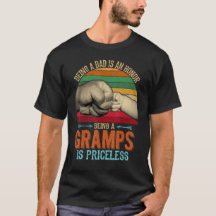 Camiseta Retro Ser Pai É Uma Honra Ser Um Grampo É Pr