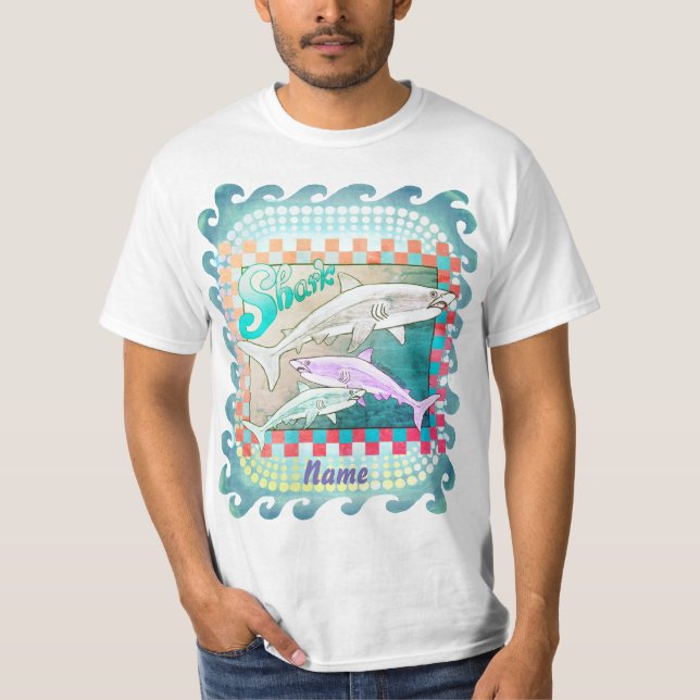 Camiseta Retro Shark (Frente)