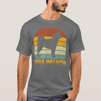 Camiseta Retro Shiba Inu Mãe Dono De Cachorro Presente Mãe