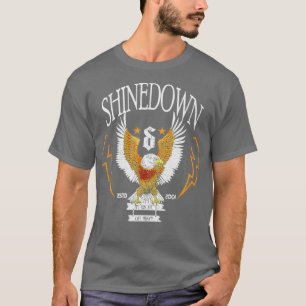 Camiseta Retro Shinedowns Memórias Cosplay Design Arts Rock