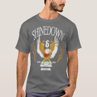 Camiseta Retro Shinedowns Memórias Cosplay Design Arts Rock
