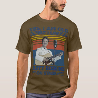 Camiseta Retro Sim Sou Velho Mas Vi Marty No Palco