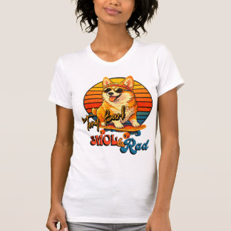 Camiseta Retro Skate Corgi – Tony Bark™ – Smol & Radical