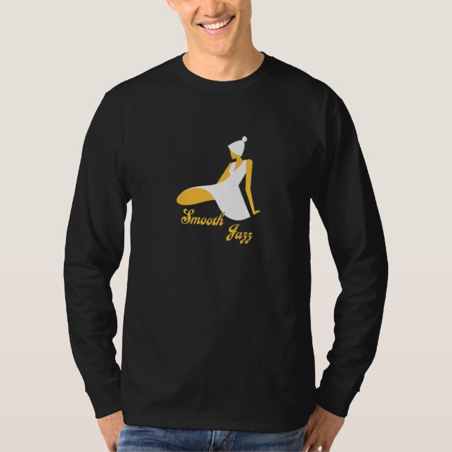 Camiseta Retro Smooth Jazz Music (Frente)