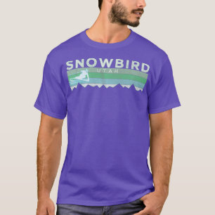 Camiseta Retro Snowbird Utah Prêmio de Esqui em Descanso e