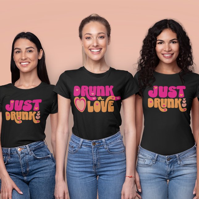 Camiseta Retro Só Bêbado | Bêbado de Amor Despedida de Solt (Criador carregado)