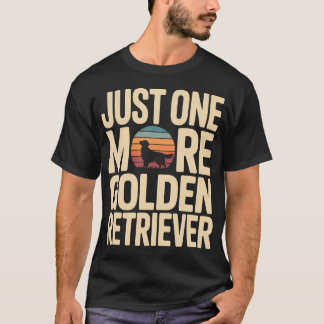 Camiseta Retrô Só Mais Um Amante de Cachorro Retriever