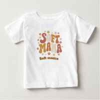 Retro Soft Mama Daisy Floral Groovy Tipografia Boh