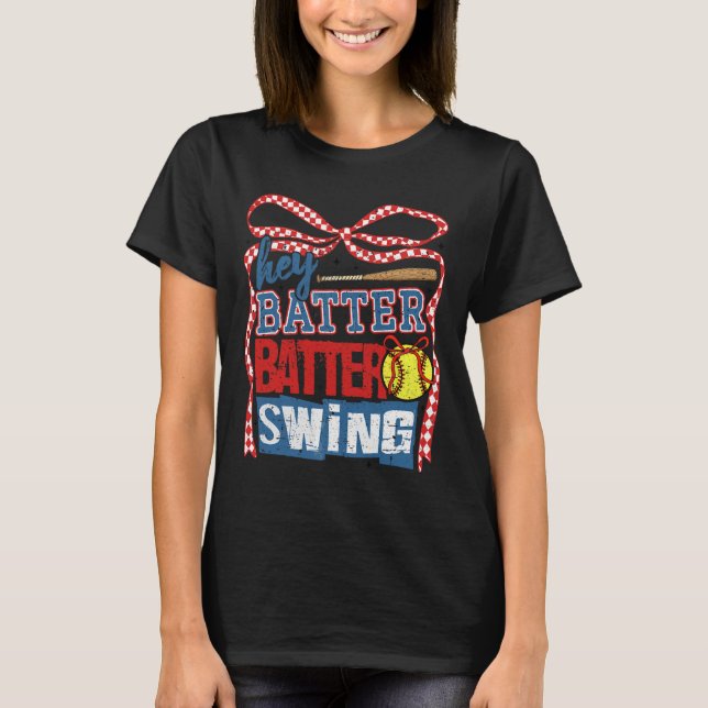 Camiseta Retro Softll Ei Tter Tter Balanço Dia de Jogo Soft (Frente)
