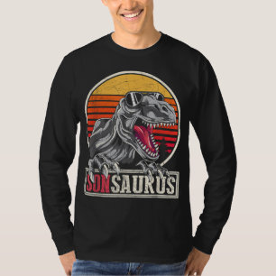 Camiseta Retro Son Gift Idea Legal Dinossauro Sonsaurus T R
