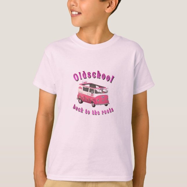 Camiseta Retro Sorvete Van OldSchool Vibes Tee (Frente)
